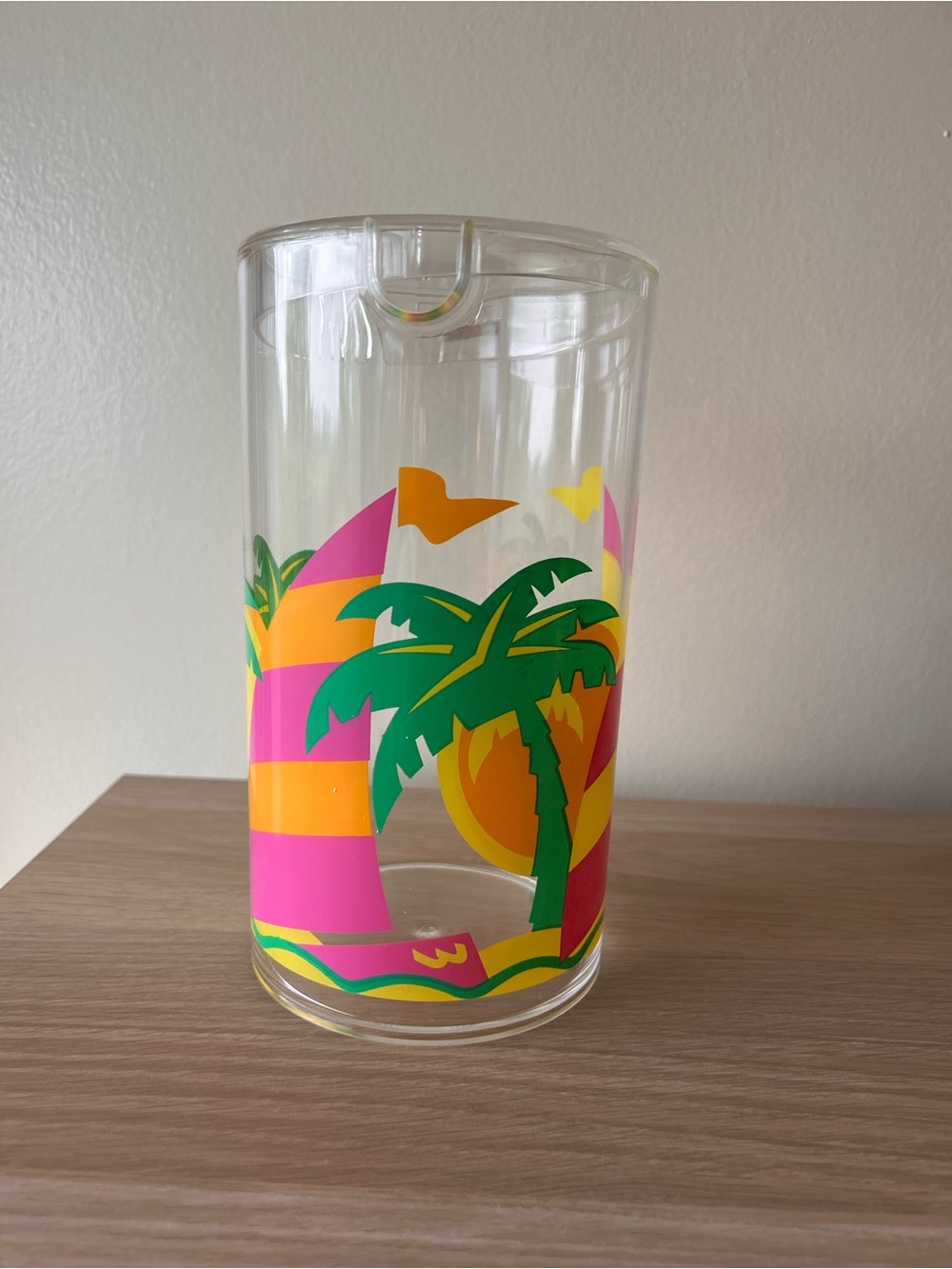 Vintage Tropical Pitcher and Glasses Set - Picture 6 of 7